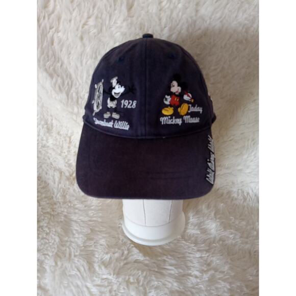 Walt Disney World Parks Mickey Mouse Hat Through the Years Cap Steam Boat Willie - Picture 1 of 9